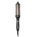 K&amp;K Heated Curling Brush - 1.5 Inch Ceramic Tourmaline Ionic Volumizing Hot Brush for Root Volume &amp; Loose Curls (Black)