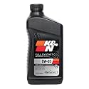K&N Motor Oil: 0W-20 Synthetic Engine Oil: Premium Protection, High Mileage, 1 Quart