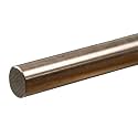 K&S Precision Metals Round Stainless Steel Rod 87145 – 7/16" OD x 12" Long – Construction, Automotive, DIY Applications, Made in USA, 1 Rod