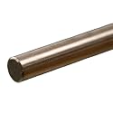 K&amp;S Precision Metals Round Stainless Steel Rod 87143 – 3/8" OD x 12" Long – Construction, Automotive, DIY Applications, Made in USA, 1 Rod