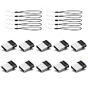 K&amp;ZZ 16GB Mini Flash Drive 10 Pack 16G Small USB Drive with Lanyard Low Profile USB 2.0 Flash Drive 16 GB Tiny Thumb Drive Memory Stick (16GB, Black)