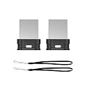 K&amp;ZZ 32GB 2 Pack Ultra Fit USB Flash Drives Small Thumb Drive with Lanyard Low Profile USB Drive Mini Flash Drive 32 GB USB 2.0 Memory Stick Zip Drive, Black