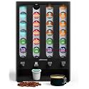 LifeMoreasy K Cup Holder Creative Coffee Pods Storage Stand Vending-Style K Pod Dispenser K Cup Organizer for 28 Pods
