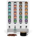 LifeMoreasy K Cup Holder Creative Coffee Pods Storage Stand Vending-Style K Pod Dispenser K Cup Organizer for 28 Pods