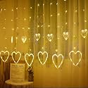 K D 66 Heart Curtain LED String