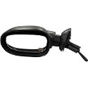 K D Side/Door Mirror for Mahindra Logan (Left/Passenger Side) VX Adjustable(Black)