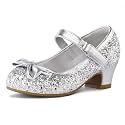K KomForme Toddler Heels Girls Dress Shoes Mary Jane Princess Shoes