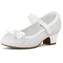 K KomForme Toddler Heels Girls Dress Shoes Mary Jane Princess Shoes