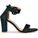 Block Heel For Woman Comfortable Pumps for Office, Party and Formal Occasions Buckled Ankle Strap Heeled Sandals