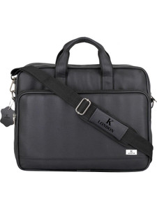 k london men  women black messenger bag
