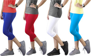 k m r legging for girls multicolor pack of 4