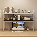 k Rack - 2 Tiers Wrought Iron Printer Stand, Living Room Multifunctional Display Rack, Dormitory Multi-Layer Storage Rack, for ks Living Room Dormitory, 85 * 25 * 90cm