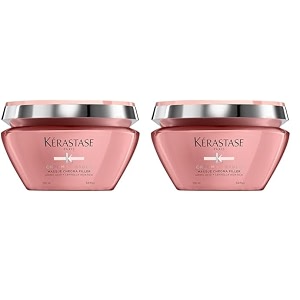 krastase chroma absolu chroma filler hair mask for colored hair 200ml  color protect hair mask  infused with centella asiatica and 3 restoring acids