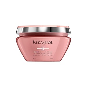 krastase chroma absolu chroma filler hair mask for colored hair 200ml  color protect hair mask  infused with centella asiatica and 3 restoring acids