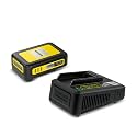 Kärcher Starter Kit Battery Power 18/25, 18 V Battery with 2.5 Ah and Fast Charger, Compatible Garden Tools, Real Time Technology, Intelligent Cell Monitoring, Lithium-Ion Cells