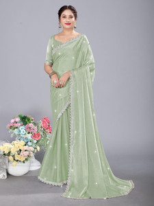 k saliya enterprise embellished bollywood organza pure silk saree