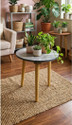 A K Traders Coffee Table Faux Marble