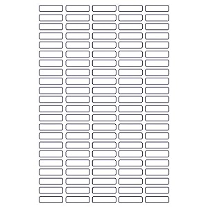 k3 multi purpose self adhesive labels lable size 35 x 10 mm 110 lable in a4pack of 80 sheet