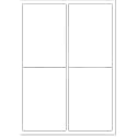 K3 Multi Purpose Self Adhesive Labels (Lable Size 100x 145 mm, 4 Lable in A4)(Pack of 80 Sheet)
