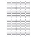 K3 Multi Purpose Self Adhesive Labels (Lable Size 35 x 10 mm, 110 Lable in A4)(Pack of 160 Sheet)