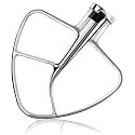 Stainless Steel Flat Beater for Kitchen Aid 4.5-5 Qt Tilt Head Mixers, Compatible Kitchenaid Paddle Attachment for Stir all of Mixtures|Durable and Heavy Duty Replacement