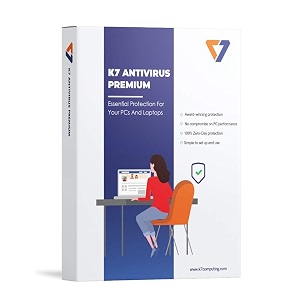 k7 antivirus premium 2026 for laptoppc1 user1 year antivirus internet protection threat protection  24 hr email delivery no cd