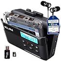 K7 Cassette Player, Converts Tapes to Digital, Built-in Mic, 32GB SD Card