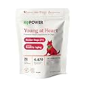 K9Power Young at Heart – Senior Dog Supplement for Longevity &amp; Vitality – Supports Joints, Brain, Heart, Digestion, Skin &amp; Energy – Amino Acids, Vitamins, Minerals, CoQ10, Omega 3s, Turmeric