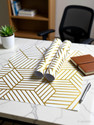 KAAF 500 cm x 45 cm Waterproof Abstract Vinyl Wallpaper