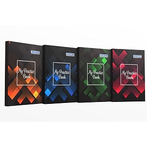 kaanuka unruled long practice book regular semi rough notebook 192 pages275 mm x 190 mmsets of 4