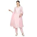 Kaari Women39s Chikankari Kurta Set with Dupatta
