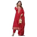 Kaari Women39s Embroidered Kurta Set with Dupatta