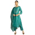 Kaari Women39s Hand Embroidered Kurta Set with