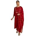 Kaari Women39s Hand Embroidered Kurta Set with