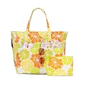 KABAQOO Extra Large Beach Bag Waterproof Sandproof Women Beach Tote with Zipper &amp; Wet Compartment for Pool Gym Grocery Travel