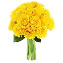 KaBloom-18 Yellow Rose Bouquet, Flowers for Valentine, Mother's Day