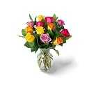 KaBloom-24 Assorted Rose Bouquet,Flowers for Valentine, Mother's Day