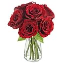 KaBloom-6 Red Rose Bouquet, Flowers for Valentine, Mother's Day