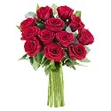 KaBloom PRIME NEXT DAY DELIVERY- Fall Collection-The Romantic Bouquet of 12 Fresh Red Roses.Gift for Birthday, Anniversary, Get Well, Thank You, Valentine, Mother’s Day Fresh Flowers