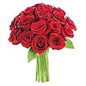KaBloom PRIME NEXT DAY DELIVERY - Mother’s Day Collection - The Romantic Classic Bouquet of 18 Fresh Red Roses .Gift for Birthday, Get Well, Easter, Valentine, Mother’s Day Fresh Flowers