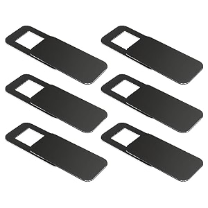 kaca webcam cover privacy protector webcam cover slide compatible with laptop desktop pc smartphone protect your privacy and security strong adhesive rectangle set of 6