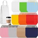 Kacctyen 100 Pcs Insulated Take Away Bags Bulk 4.7 x 11 x 4 in Thermal Insulation Food Bag for Coffee, Milk Tea, Hot Cold Food, Delivery Cooler Bag for Catering Restaurant Grocery (Multicolor)