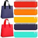 Kacctyen 100 Pcs Insulated Take Out Bags Bulk 9.5 x 6 x 9.5 in Thermal Insulation Food Bag for Coffee, Milk Tea, Hot Cold Food, Delivery Cooler Bag for Catering Restaurant Grocery Picnic (Colorful)