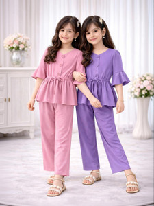 Kachhot Girls Casual Top Pant