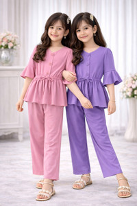 Kachhot Girls Casual Top Pant