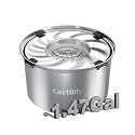 Kactoily 1.47 Gal Stainless Steel No Spill Water Bowl for Large Dogs