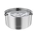 Kactoily 3L/101oz Dog Water Bowl Stainless Steel Slow Water Bowl for Dog