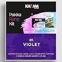 Kadam Pakka Rang Fabric Dye Colour | 25g Pack | Includes DyFix Color Fixer | Permanent Fabric Dyes for Old Faded Jeans and Clothes (Violet)