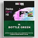 Kadam Pakka Rang Fabric Dye Colour | 25g Pack | Includes DyFix Color Fixer | Permanent Fabric Dyes for Old Faded Jeans and Clothes (Bottle Green)