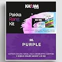 Kadam Pakka Rang Fabric Dye Colour | 25g Pack | Includes DyFix Color Fixer | Permanent Fabric Dyes for Old Faded Jeans and Clothes (Purple)